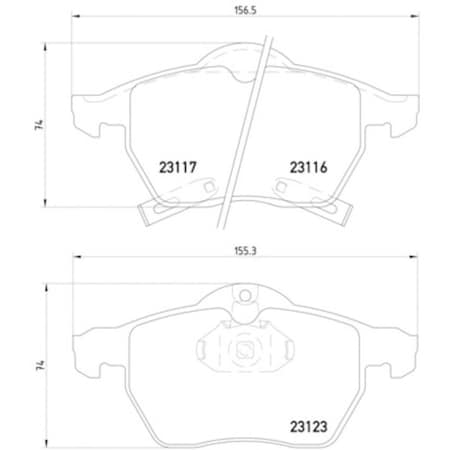 Pagid Brakes Disc Brake Pad, 355008141 355008141